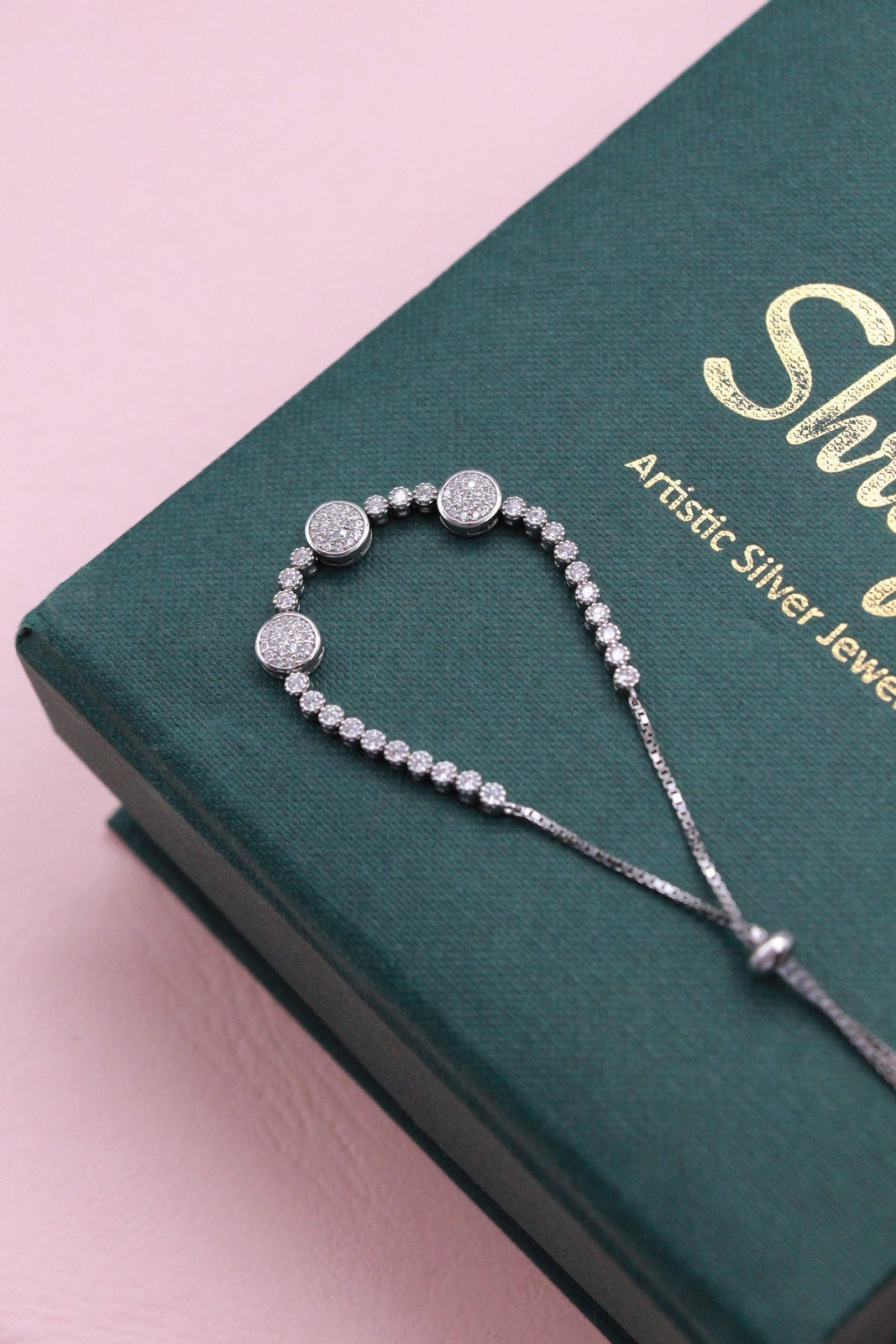Illusion & Solitare Tennis Bracelet