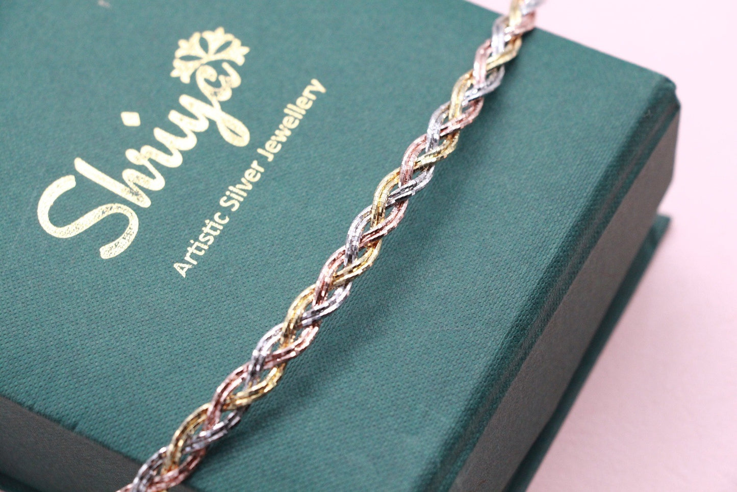 Imported Tri tone Sterling Bracelet