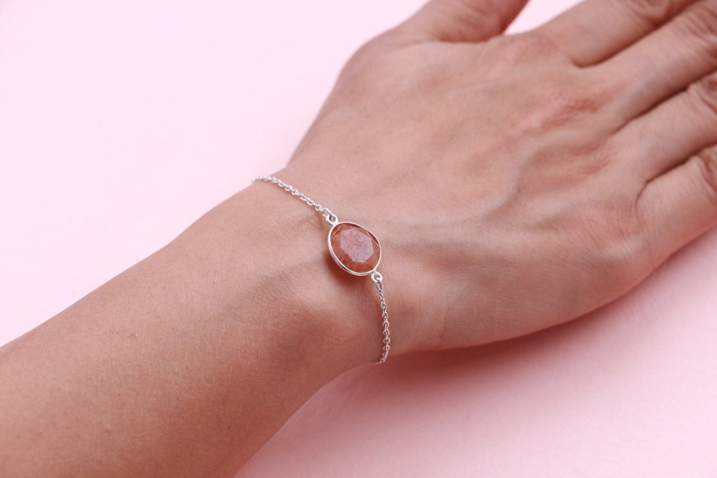 Musk Colour Stone Loose Bracelet