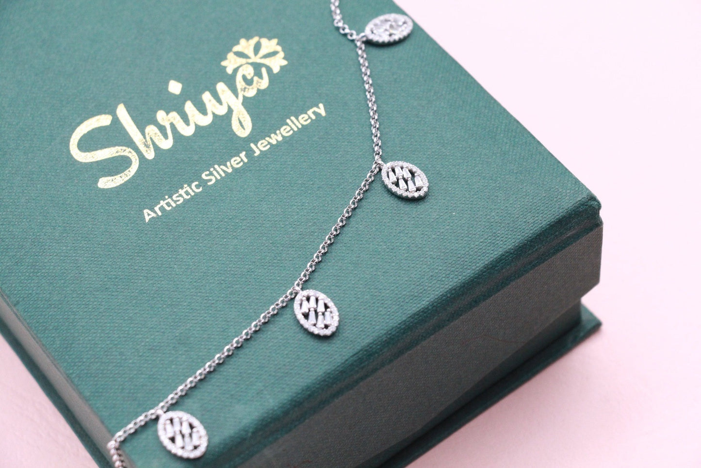 Christmas Sparkle Charms Silver Bracelet