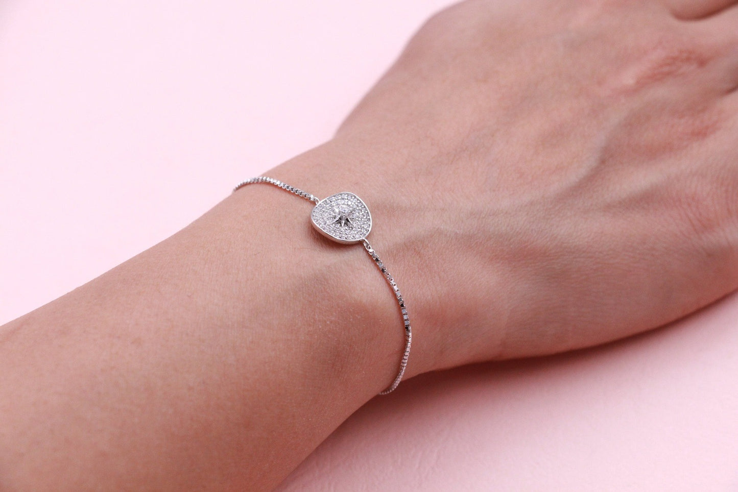 Sunflower CZ Loose Bracelet