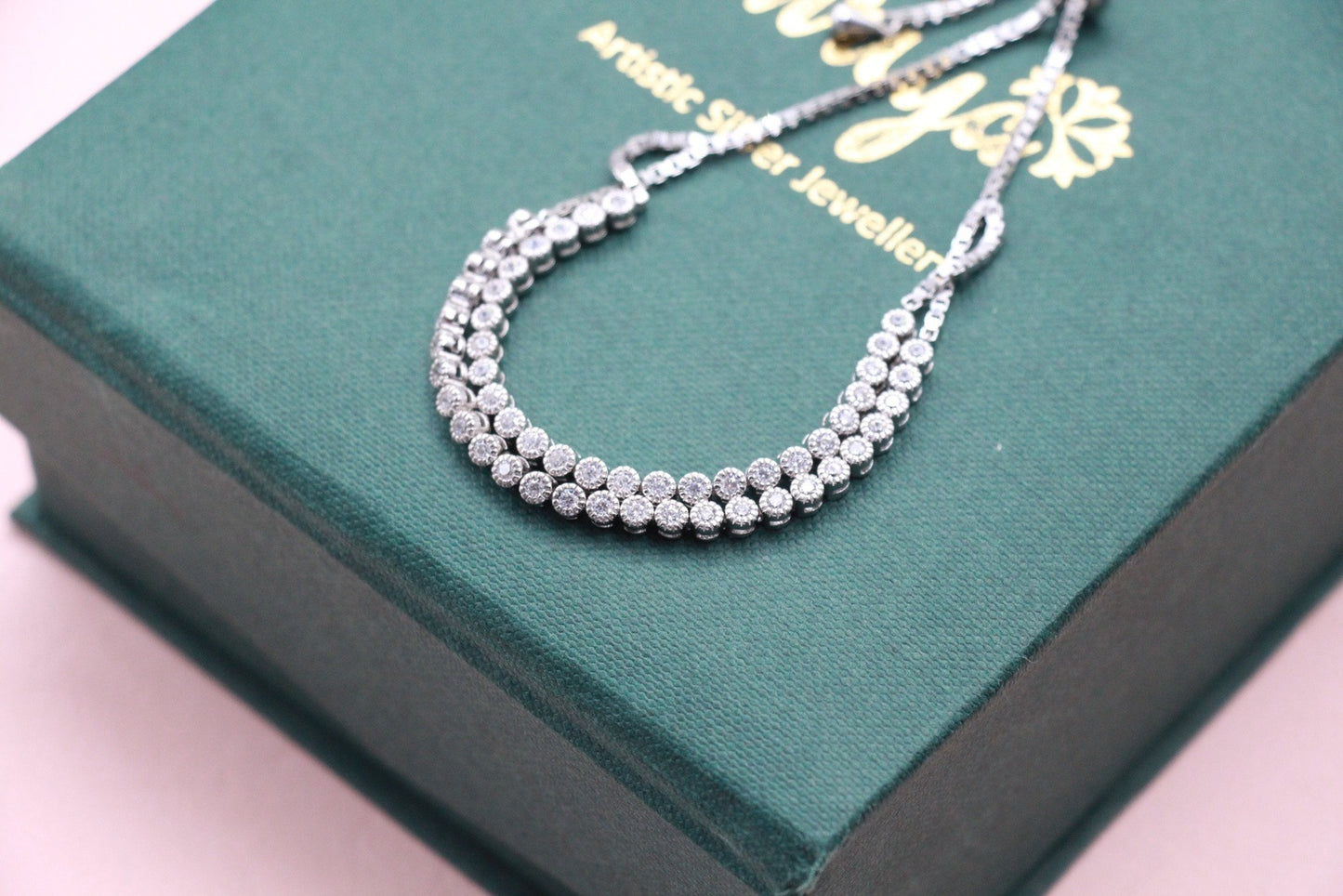 CZ Diamond Tennis Bracelet