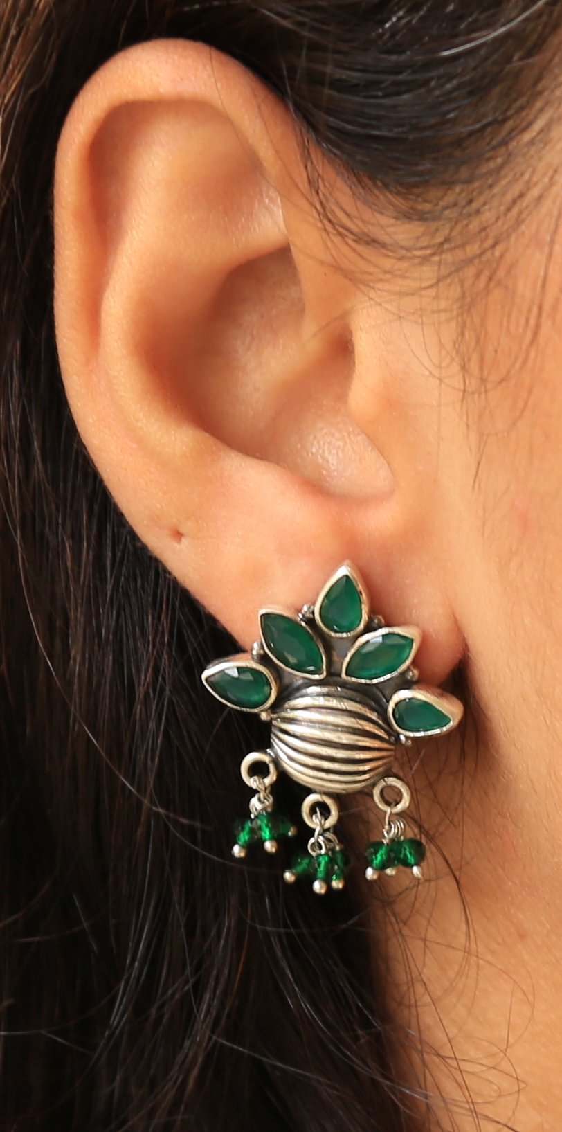 Pretty Green Tiara Texture Tops