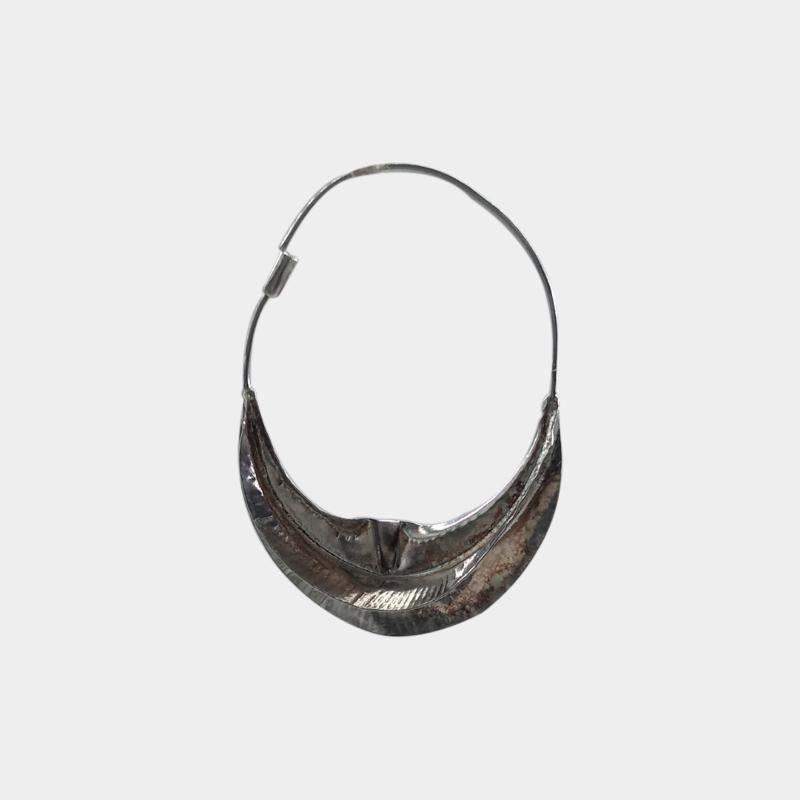 Texture Wildflower Silver Hoop Earrings