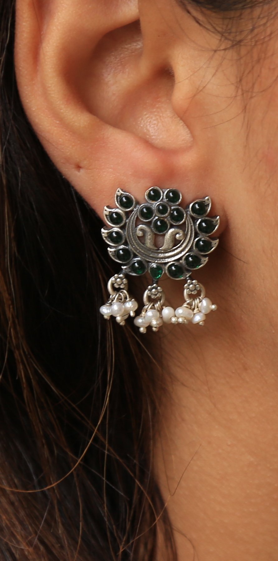 Royal Dragon Green royal Earrings