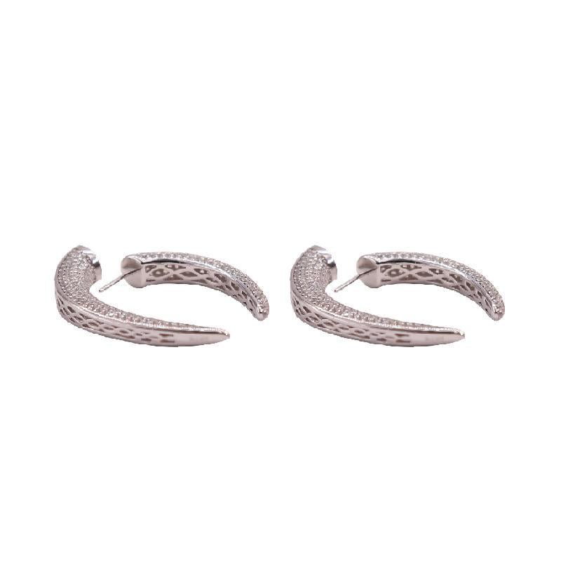 Bling & Bold Diamond Sterling Earrings