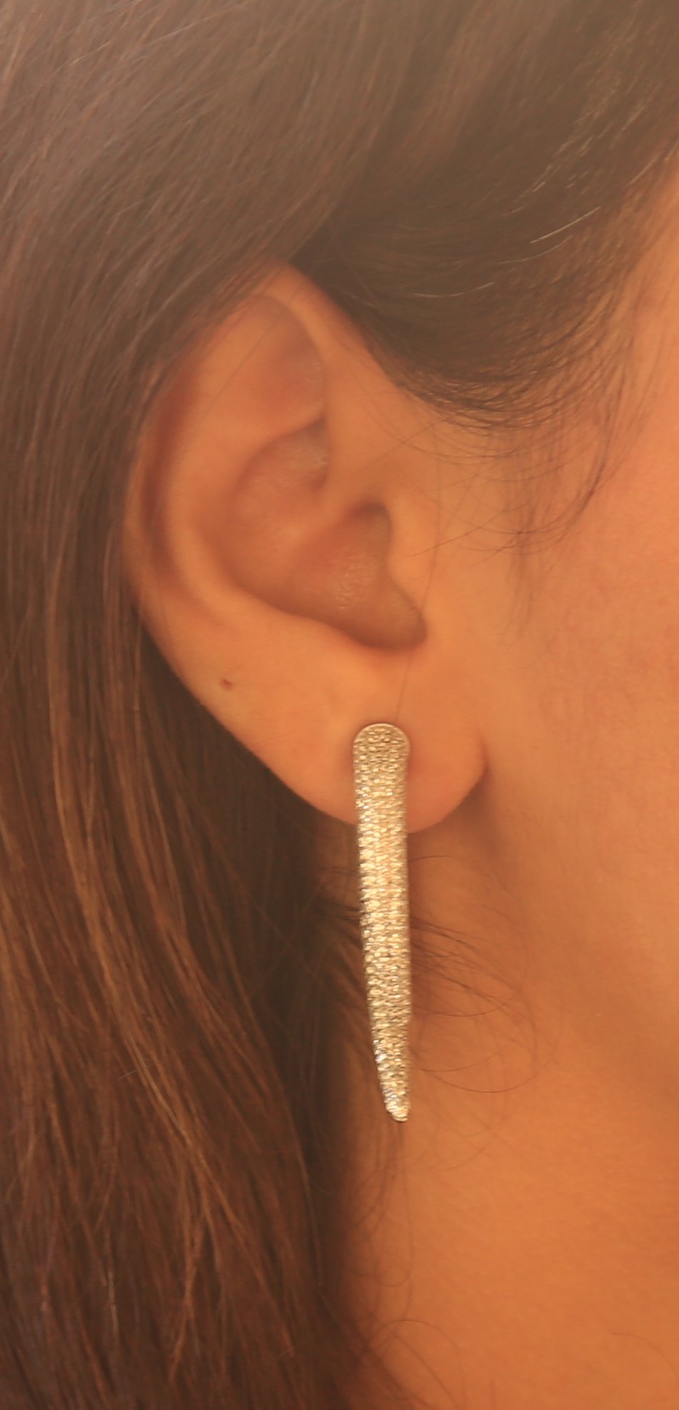 Bling & Bold Diamond Sterling Earrings