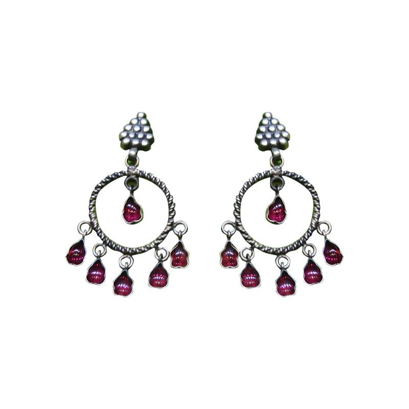 Bhagwati Ruby Kundan Chandeliers