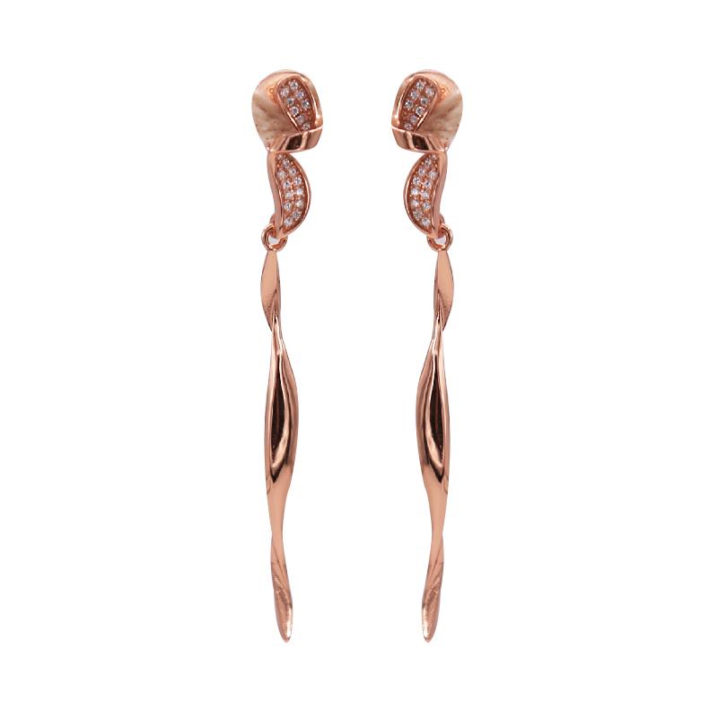 Twist & Curl long Danglers