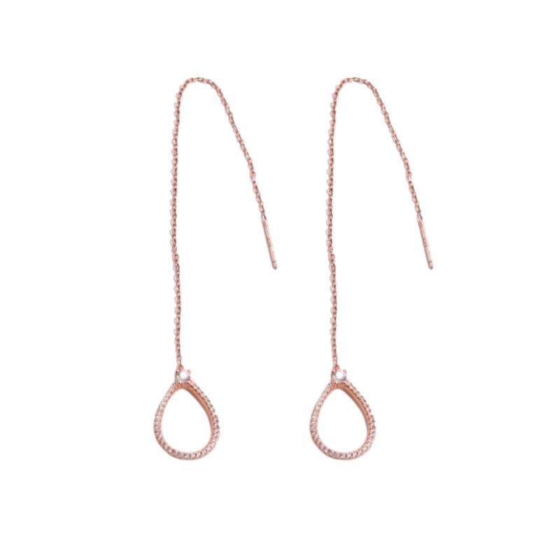 Rose Raindrops Thread Danglers
