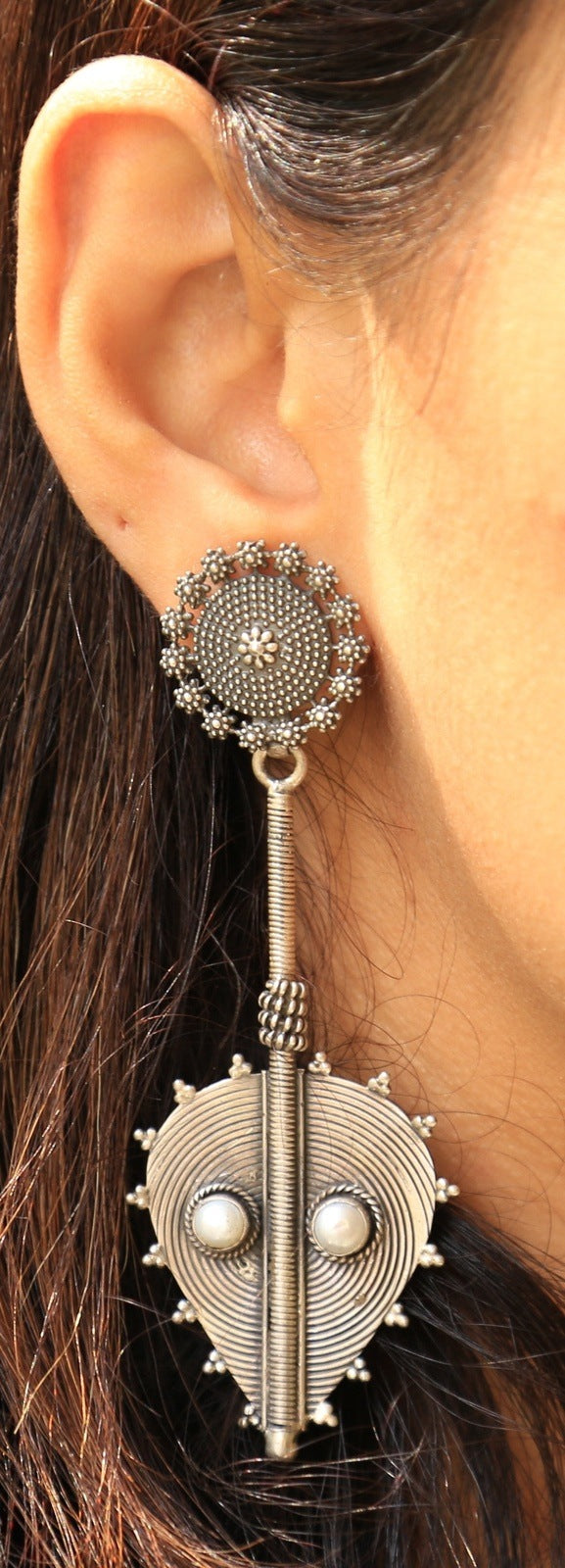 Parvati Beetle leaf Danglers
