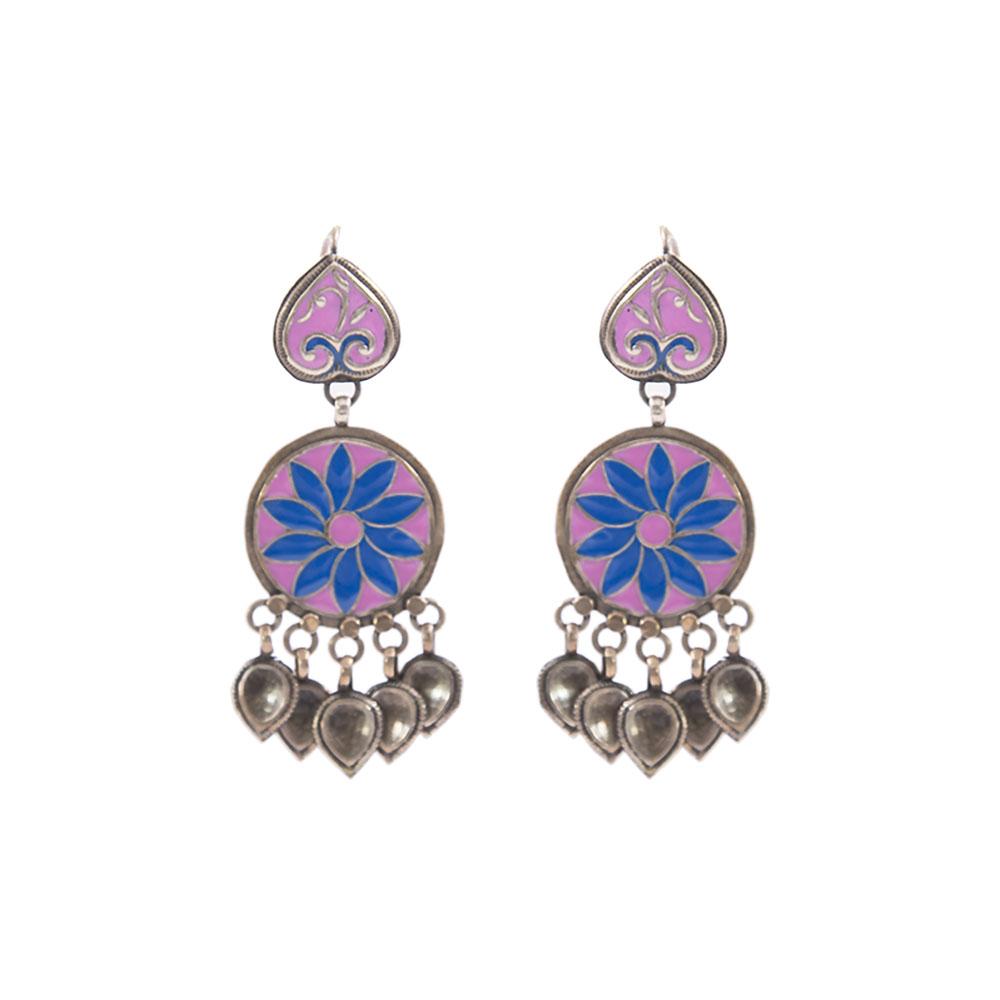MINAKARI FLORAL DANGLERS