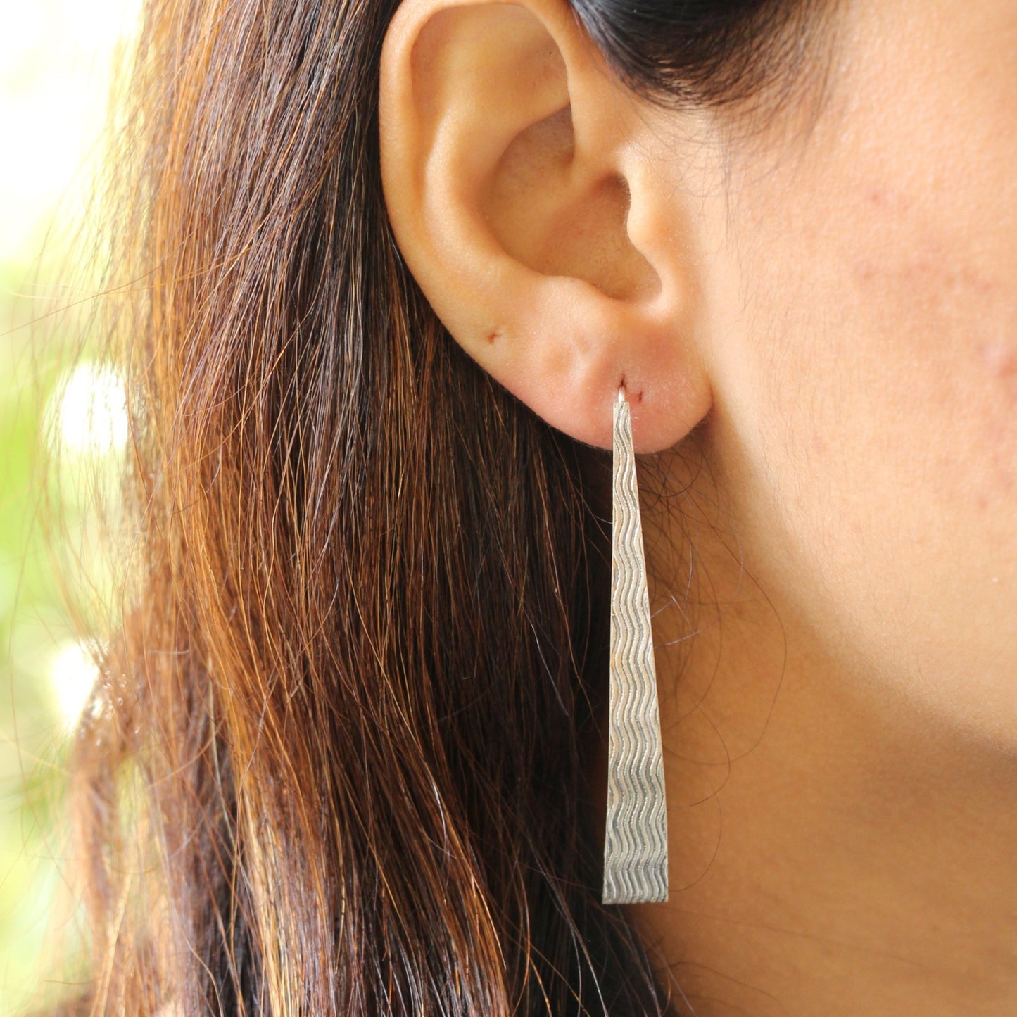Amaira Bold Silver Hoop Earrings