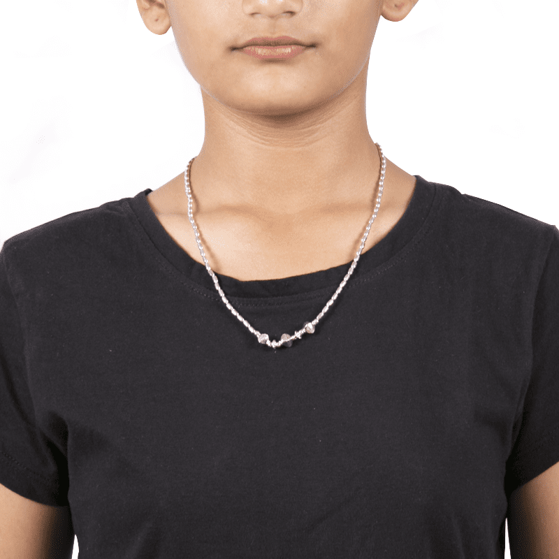 SILVER SILK CHAIN