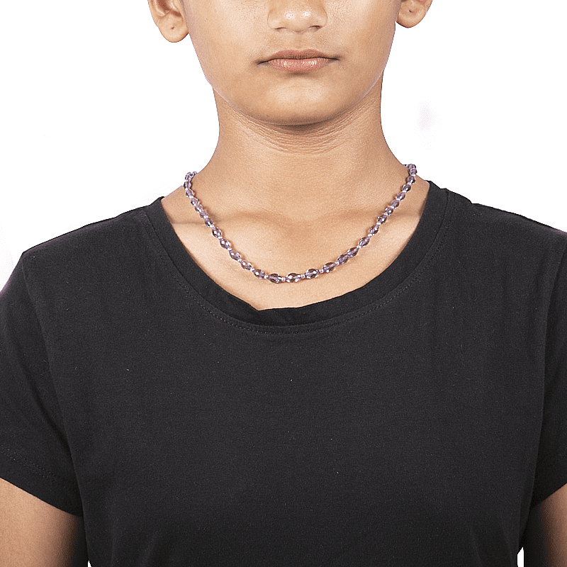 AMETHYST BEADS NECKLACE