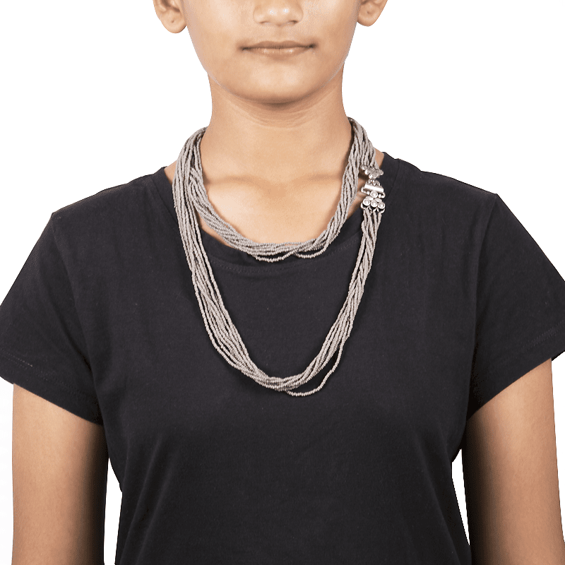 WRAP AROUND BEADS NECKLACE