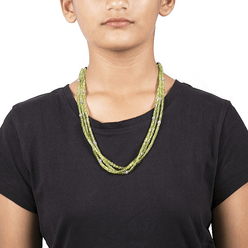 PERIDOT LAYERED NECKLACE