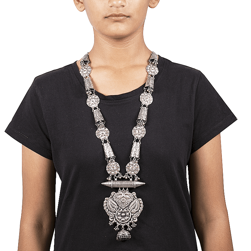 TRIBAL SUCHITRA SILVER RANIHAAR