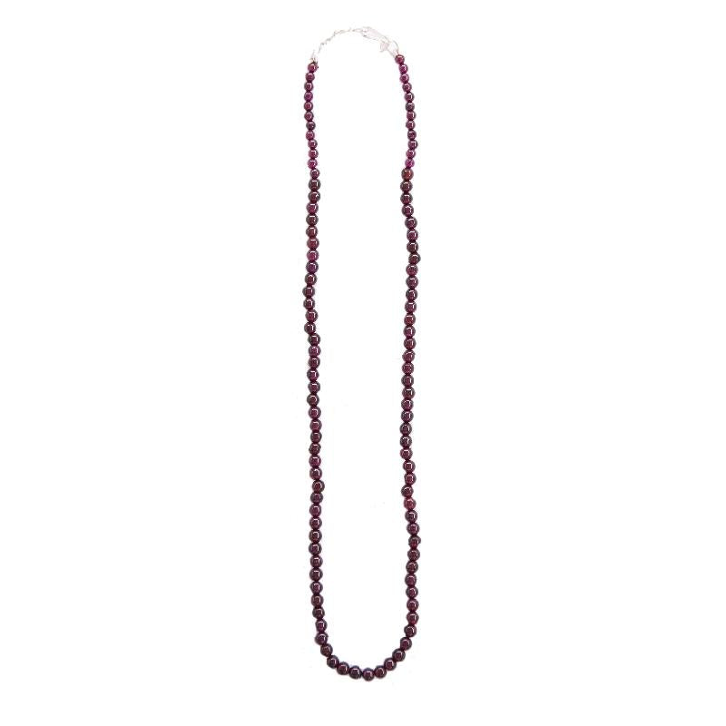 POTA GARNET BEADS NECKLACE