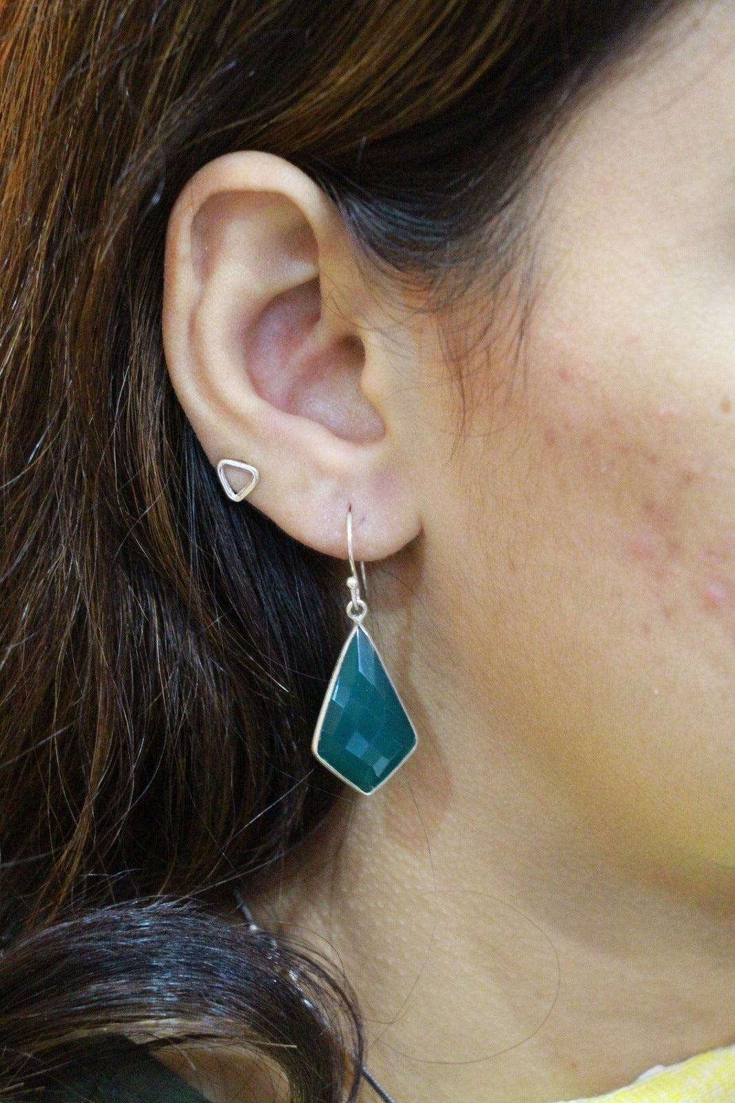 Green Onyx Pendant Set