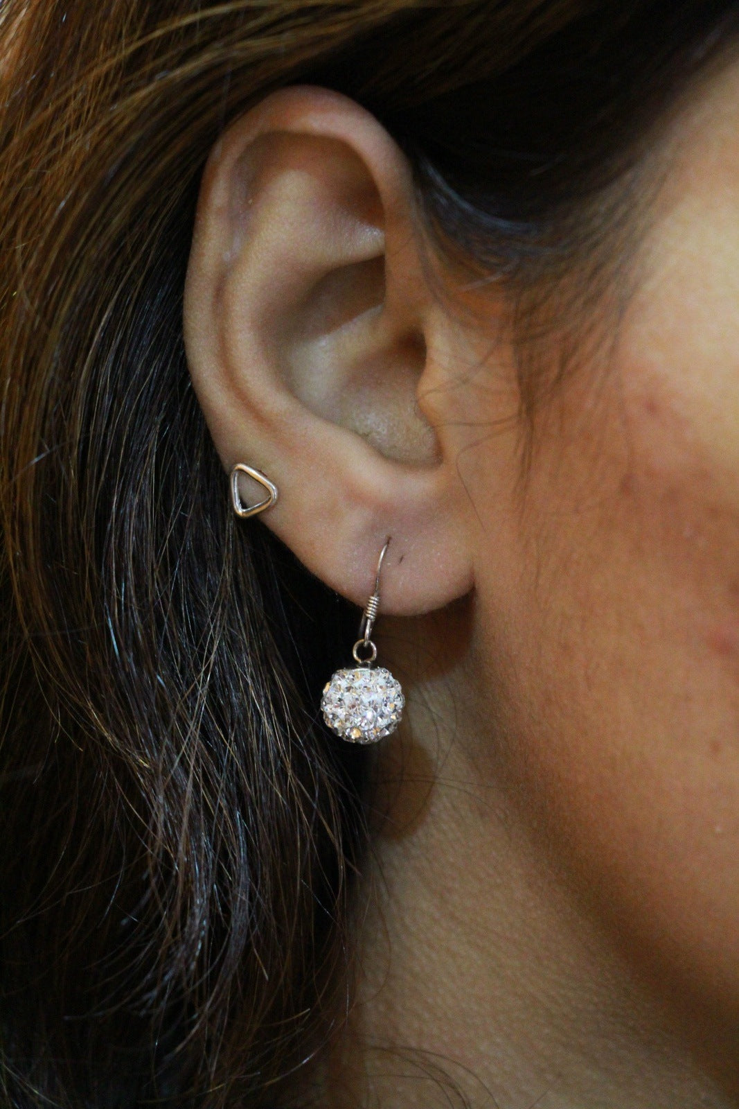 Ball of Diamonds Pendant Set