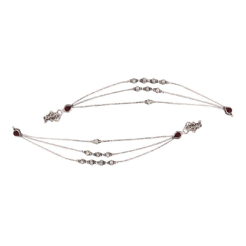 Three Line Bead Payal