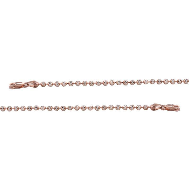 Rose Gold Bead Payal