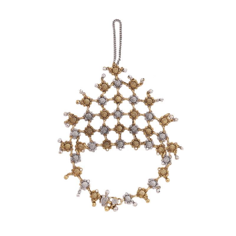 Royal Flower Dual Tone Payal