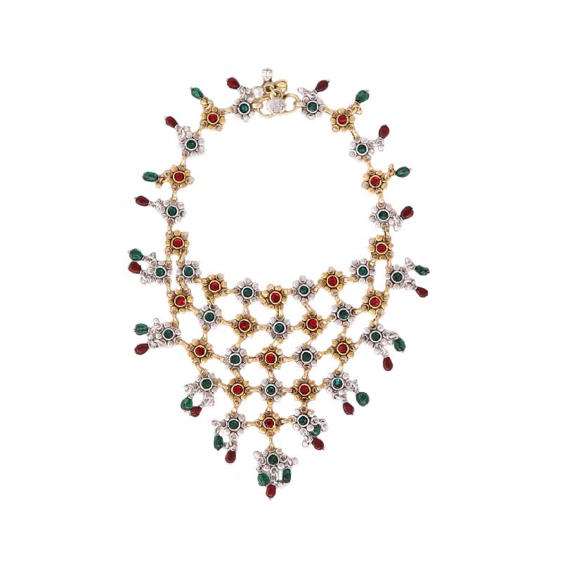 Multi Stone Mani Payal