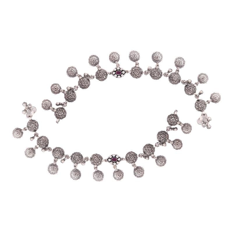 Round Antique Bead Payal
