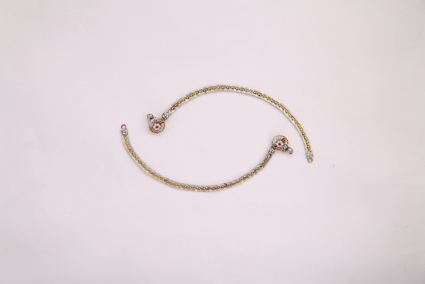 Fusion Dual Tone Broach Payal