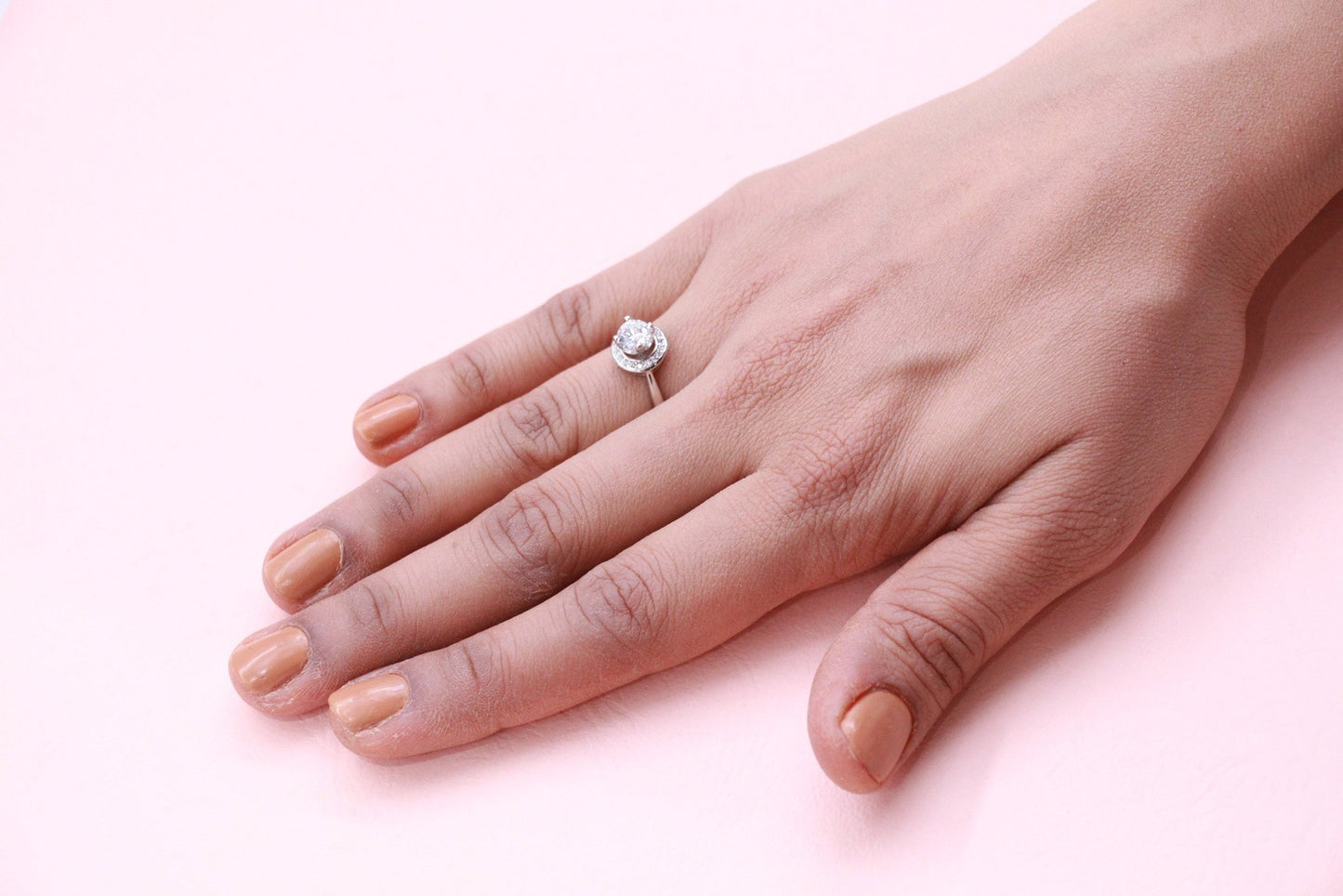 Memories Silver CZ Diamond Ring