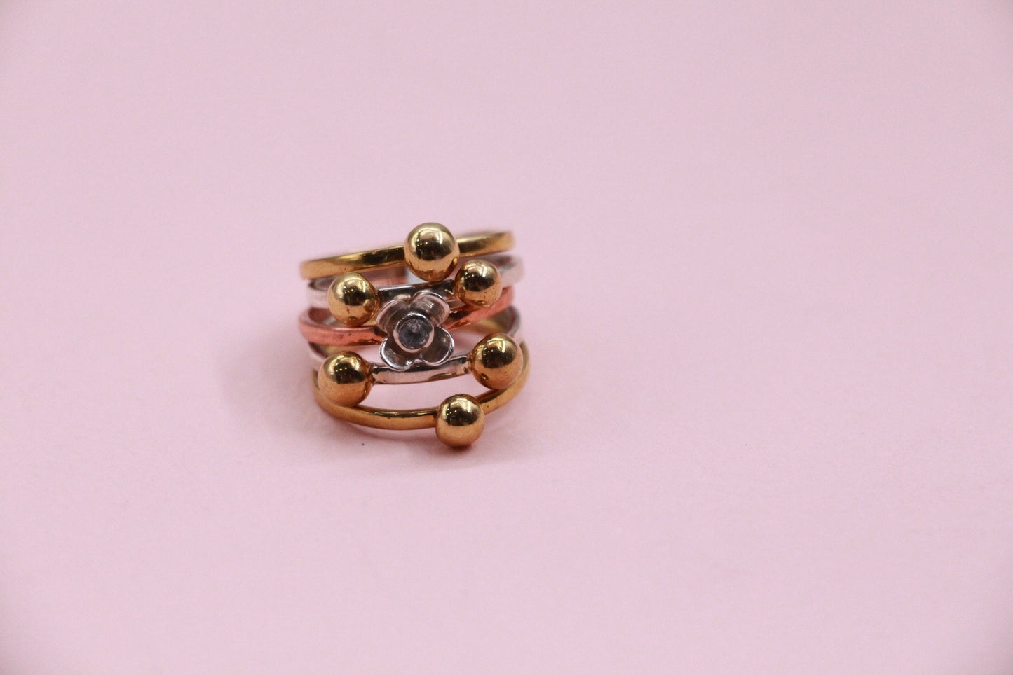 Dual Tone 5 Fidgety Ring