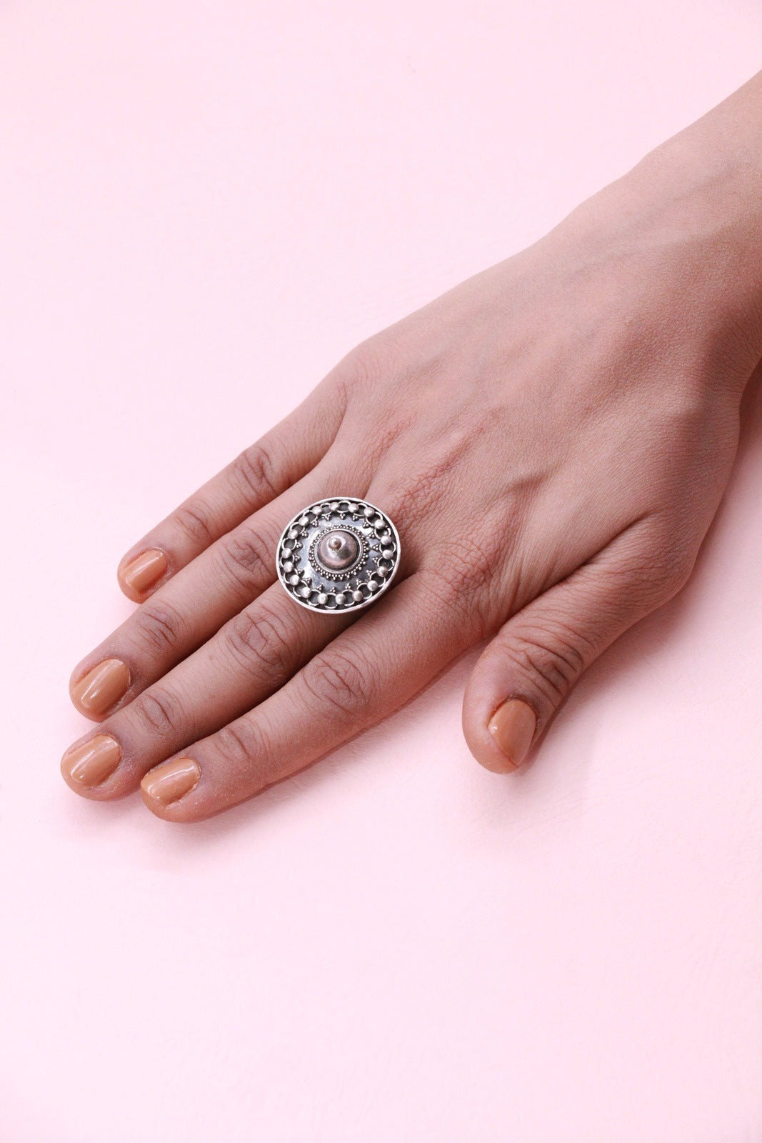 Chattra Antique Circular Ring
