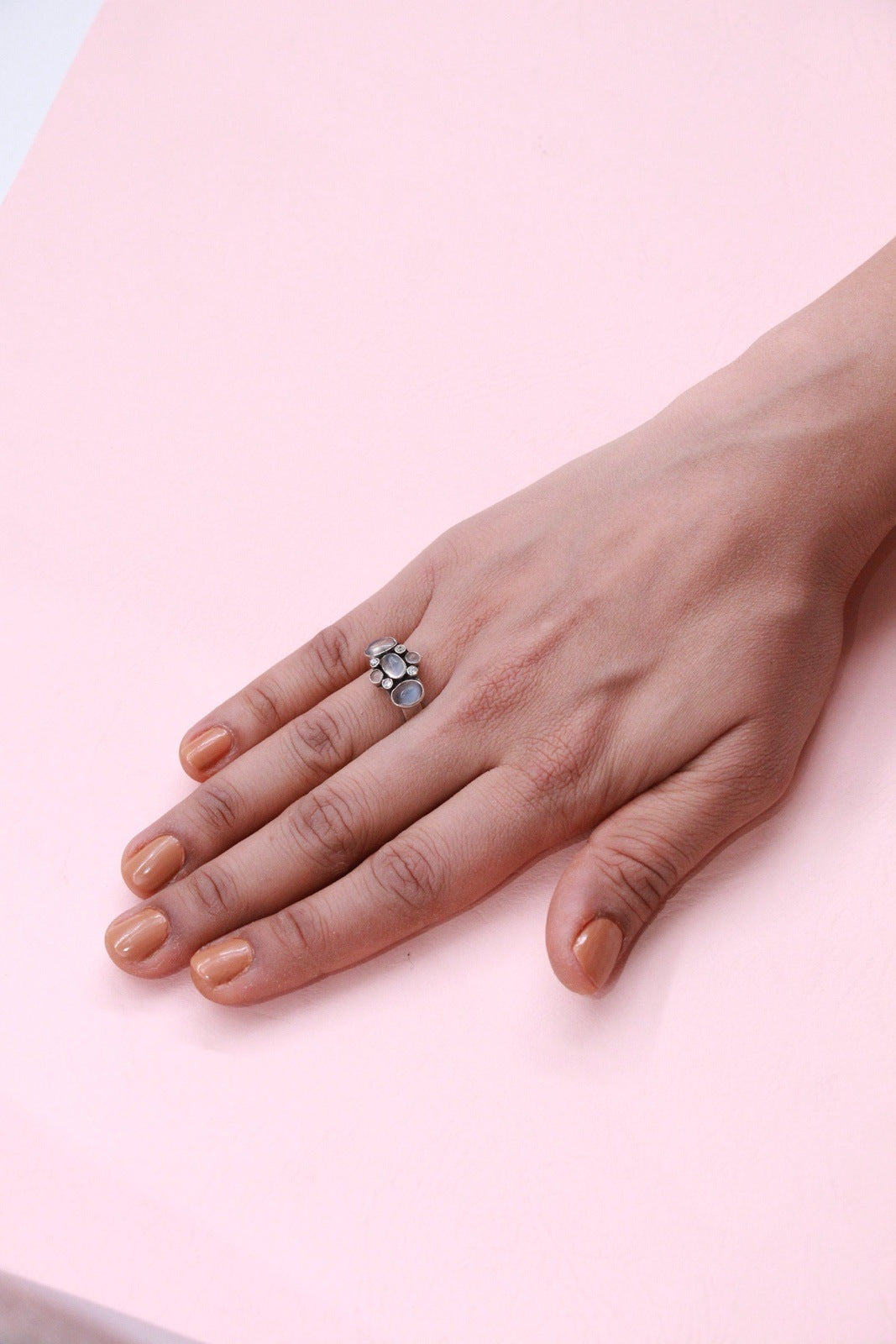 Eyes of Nebula Silver Ring