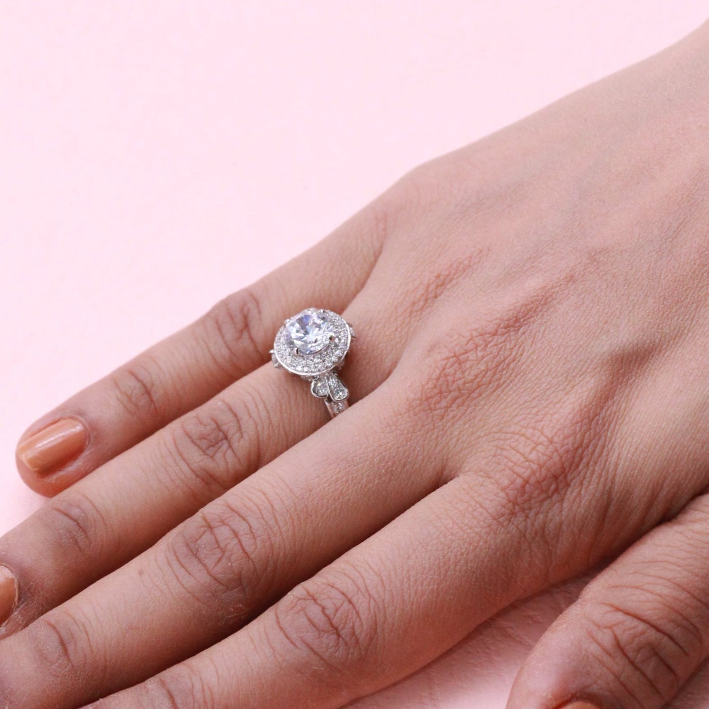 Cathedral Cocktail Solitare Ring