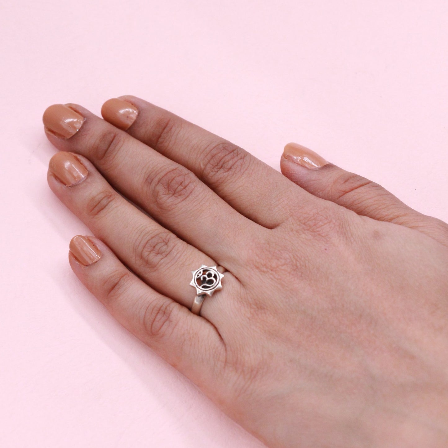 OM Spiritual Silver Ring