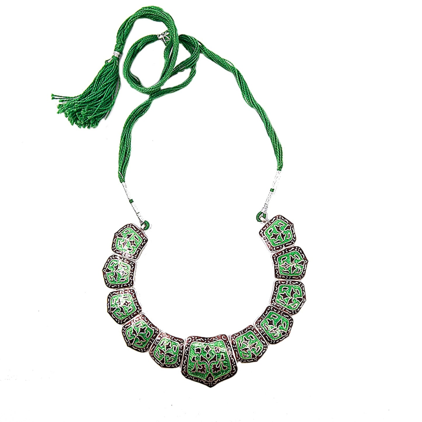 GREEN BROWN NECKLACE