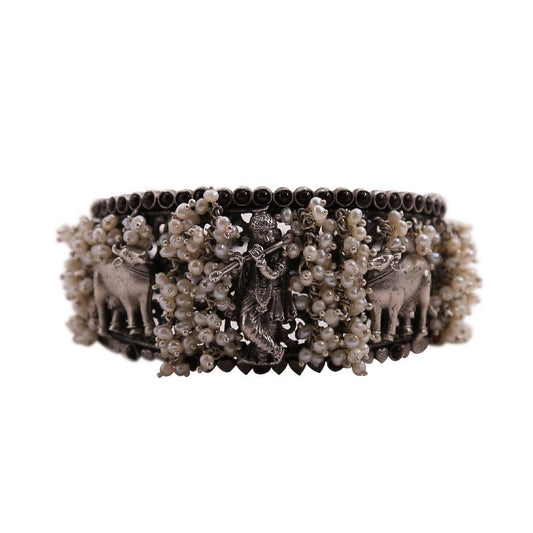 KRISHNA MOTIF ANTIQUE TEMPLE BRACELET