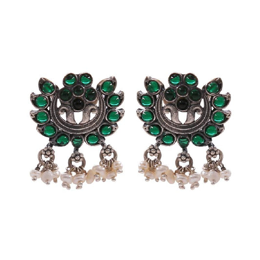 Royal Dragon Green royal Earrings
