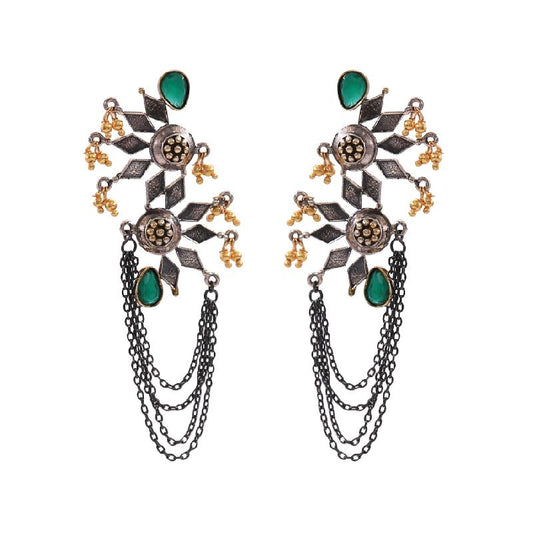 Suryakanta Effervescent Antique Classy Earrings