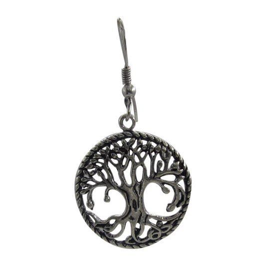 Tree of Life Silver Earrings