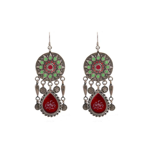 CHINESE FLOWER EARRINGS