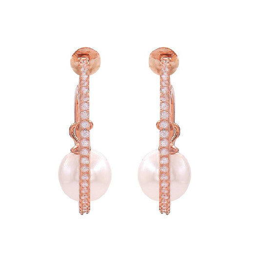 Spiral Rose Blessing Earrings