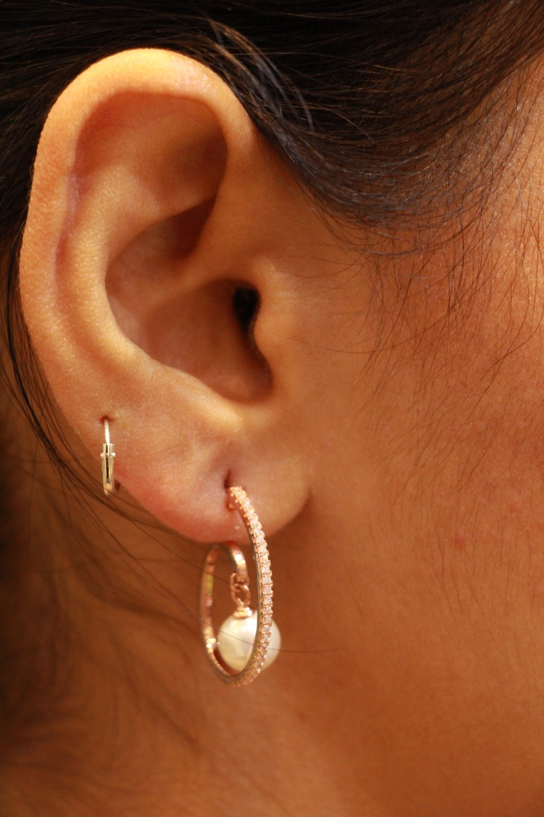 Spiral Rose Blessing Earrings