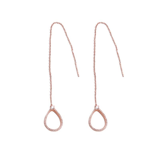 Rose Raindrops Thread Danglers