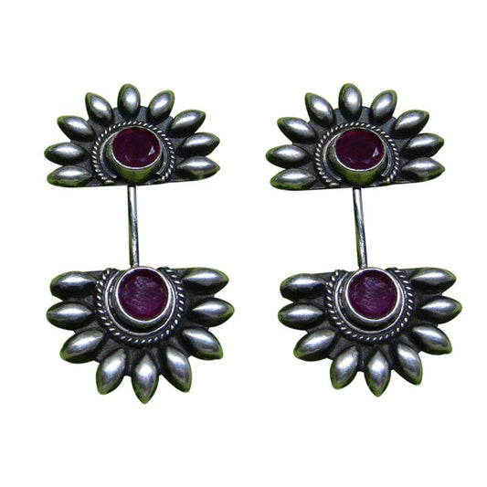 Orchid Tiara Antique Earrings