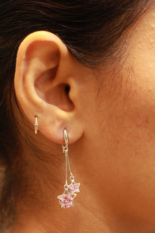 Pink Star Wonder Earrings