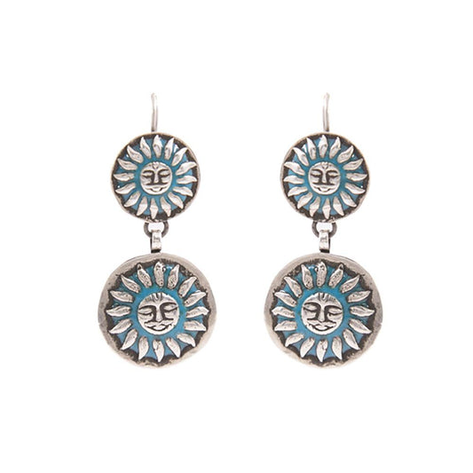 SURYA EARRINGS WITH SKY THEME