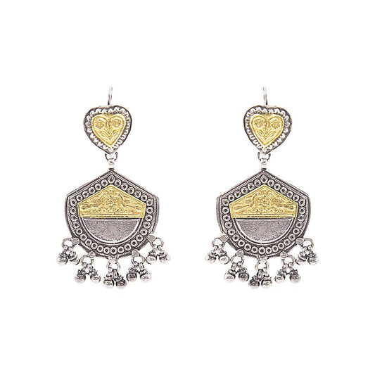 TWO TONED GOLD FOIL DANGLER